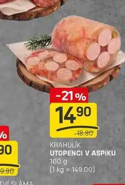 Flop UTOPENCI V ASPIKU 100 g nabídka