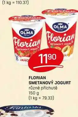 Flop FLORIAN SMETANOVÝ JOGURT různé příchutě 150 g nabídka