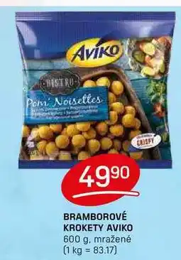 Flop BRAMBOROVÉ KROKETY AVIKO 600 g, mražené nabídka