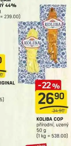 Flop KOLIBA COP přírodní, uzený 50 g nabídka