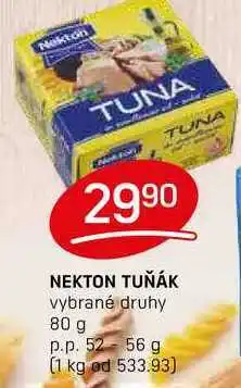 Flop NEKTON TUŇÁK 80g nabídka