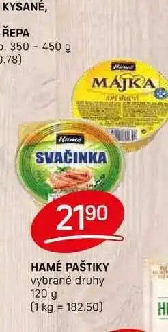 Flop HAMÉ PAŠTIKY vybrané druhy 120 g nabídka