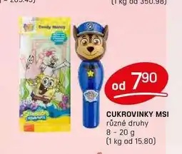 Flop CUKROVINKY MSI různé druhy 8-20 g nabídka