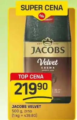 Flop JACOBS VELVET 500 g, zrno nabídka