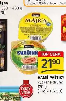 Flop HAMÉ PAŠTIKY vybrané druhy 120 g nabídka
