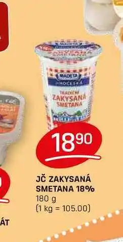 Flop JČ ZAKYSANÁ SMETANA 18% 180 g nabídka