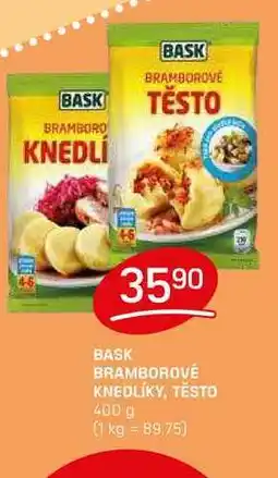 Flop BASK BRAMBOROVÉ KNEDLÍKY, TĚSTO 400 g nabídka