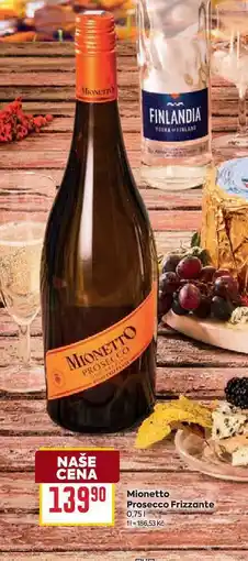 Billa Mionetto Prosecco Frizzante 0,75l nabídka