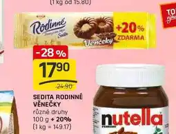 Flop SEDITA RODINNÉ VĚNEČKY různé druhy 100 g nabídka