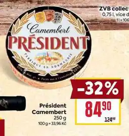 Billa Président Camembert 250 g nabídka