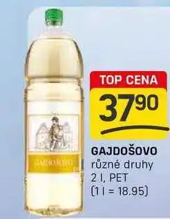 Flop GAJDOŠOVO různé druhy 21, PET nabídka