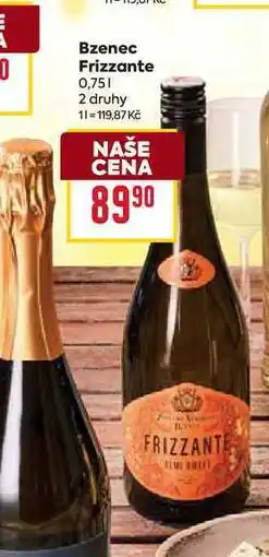 Billa Bzenec Frizzante 0,75l nabídka