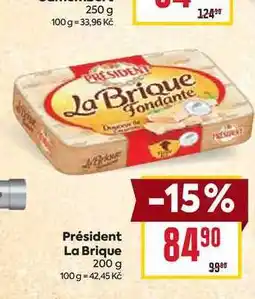 Billa Président La Brique 200 g nabídka