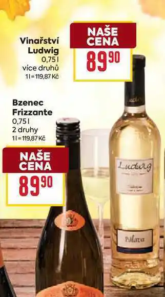 Billa Vinařství Ludwig 0,75l nabídka