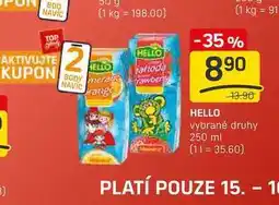 Flop HELLO vybrané druhy 250 ml nabídka