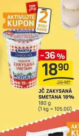 Flop JČ ZAKYSANÁ SMETANA 18% 180 g nabídka