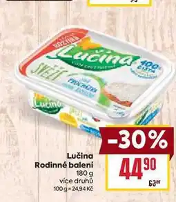 Billa Lučina Rodinné balení 180 g nabídka