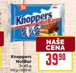 Billa Knoppers NutBar 3x 40 g nabídka