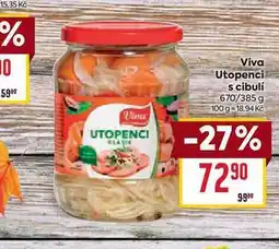 Billa Viva Utopenci s cibuli 670/385 g nabídka