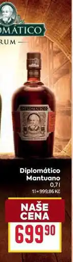 Billa Diplomático Mantuano 0,7l nabídka