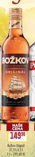 Billa Božkov Originál 37,5% 0,5l nabídka