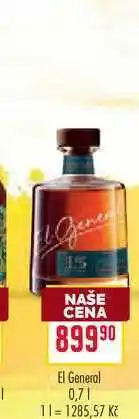 Billa El General 0,7l nabídka