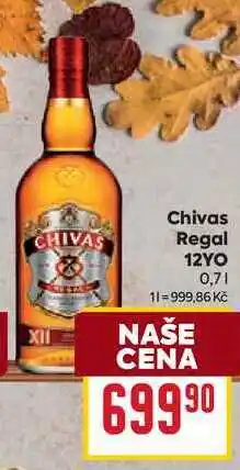 Billa Chivas Regal 12YO 0,7l nabídka