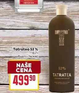 Billa Tatratea 52% 0,7l nabídka