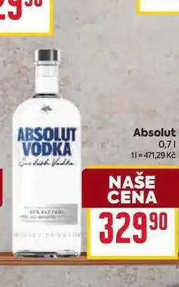 Billa Absolut 0,7l nabídka