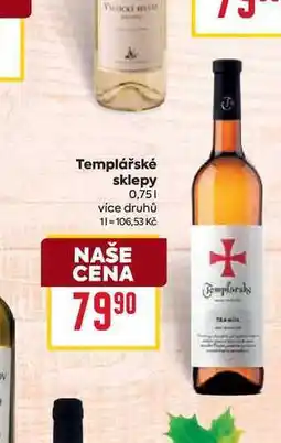 Billa Templářské sklepy 0,75l nabídka