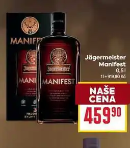 Billa Jägermeister Manifest 0,5l nabídka