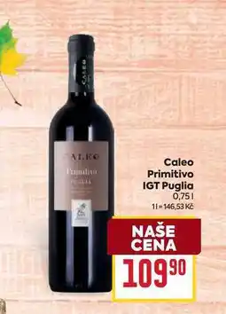 Billa Caleo Primitivo IGT Puglia 0,75l nabídka
