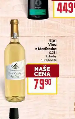 Billa Egri Vína z Maďarska 0,75l nabídka