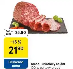 Tesco Tesco Turistický salám, 100 g nabídka