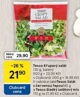 Tesco Tesco Křupavý salát, 130 g nabídka