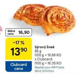 Tesco Sýrový šnek, 85 g nabídka