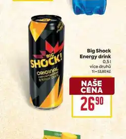 Billa Big Shock Energy drink 0,5l nabídka