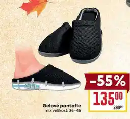 Billa Gelové pantofle mix velikostí 36-45 nabídka