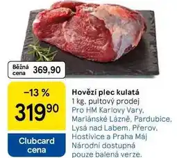 Tesco Hovězí plec kulatá, 1 kg nabídka
