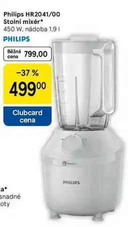 Tesco Philips HR2041/00 Stolní mixér, 450 W. nádoba 1.9 l nabídka