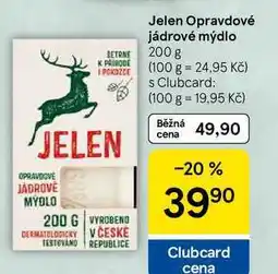 Tesco Jelen Opravdové jádrové mýdlo, 200 g nabídka