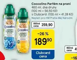 Tesco Coccolino Parfém na praní, 460 ml, dva druhy nabídka
