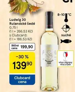 Tesco Ludwig 30 Rulandské šedé, 0.75 l nabídka