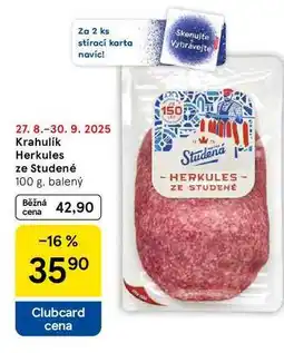 Tesco Krahulik Herkules ze Studené, 100 g, balený nabídka