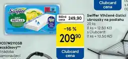 Tesco Swiffer Vlhčené čisticí ubrousky na podlahu, 20 ks nabídka
