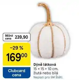 Tesco Dýně látková 15 x 15 x 10 cm nabídka