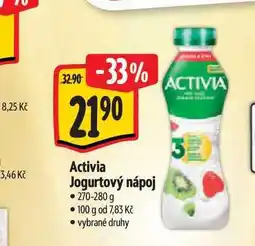 Albert Activia Jogurtový nápoj 270-280 g nabídka