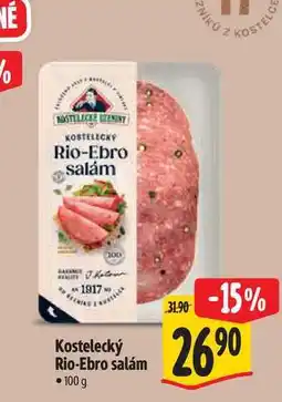 Albert Kostelecký Rio-Ebro salám 100 g nabídka