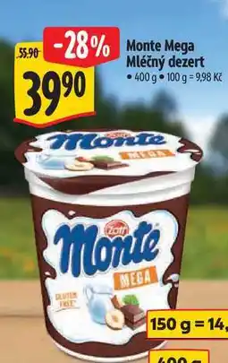 Albert Monte Mega Mléčný dezert 400 g nabídka