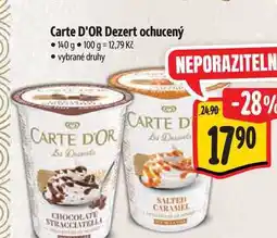 Albert Carte D'OR Dezert ochucený 140 g nabídka